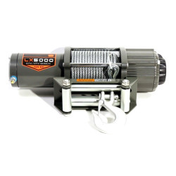 Лебедка электрическая 4REVO серии LX 12V 5000 lbs / 2272 кг со стальным тросом