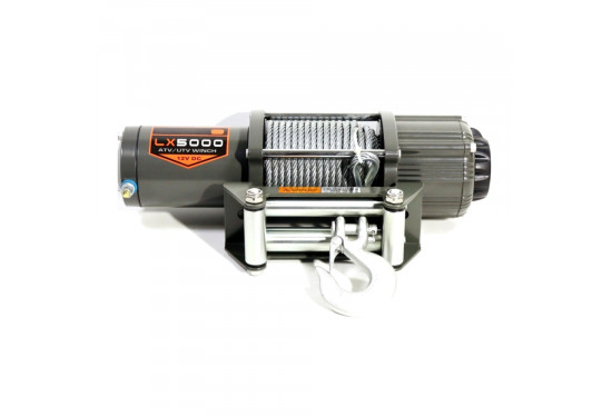 Лебедка электрическая 4REVO серии LX 12V 5000 lbs / 2272 кг со стальным тросом