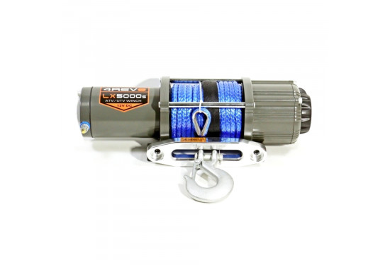 Лебедка электрическая 4REVO серии LX 12V 5000 lbs / 2272 кг с синтетическим тросом