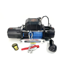 Лебедка электрическая 4REVO серии TRX 12V 10000 lbs / 4536 кг с синтетическим тросом