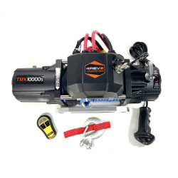 Лебедка электрическая 4REVO серии TRX 12V 10000 lbs / 4536 кг с синтетическим тросом