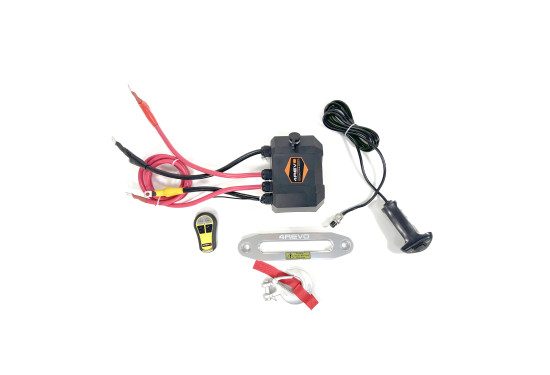 Лебедка электрическая 4REVO серии TRX 12V 12000 lbs / 5443 кг с синтетическим тросом