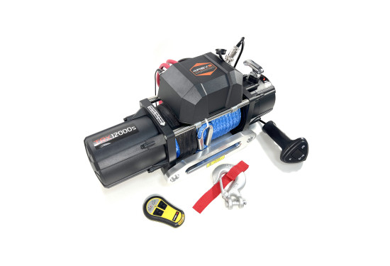 Лебедка электрическая 4REVO серии TRX 12V 12000 lbs / 5443 кг с синтетическим тросом