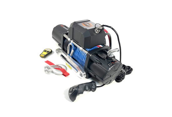 Лебедка электрическая 4REVO серии TRX 12V 12000 lbs / 5443 кг с синтетическим тросом