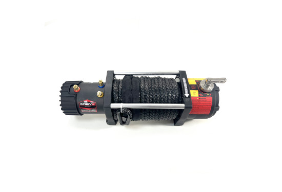 Лебедка электрическая 4REVO серии SRX 12V 12000 lbs / 5443 кг с синтетическим тросом