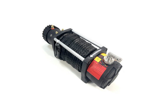 Лебедка электрическая 4REVO серии SRX 12V 13500 lbs / 6115 кг с синтетическим тросом