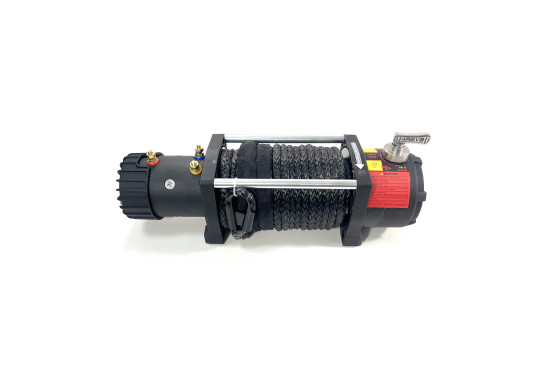 Лебедка электрическая 4REVO серии SRX 12V 13500 lbs / 6115 кг с синтетическим тросом