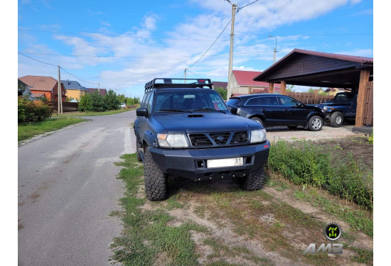 Бампер силовой передний АМЗ для Nissan Patrol Y61 1997-2004