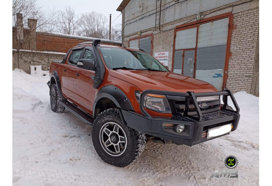 Силовые пороги АМЗ для Ford Ranger III 2011-2015