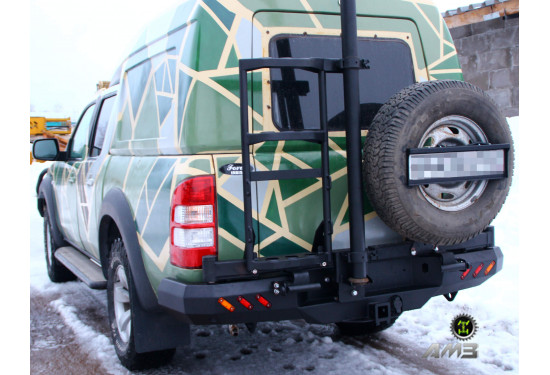 Бампер силовой задний АМЗ для Ford Ranger II 2006-2009