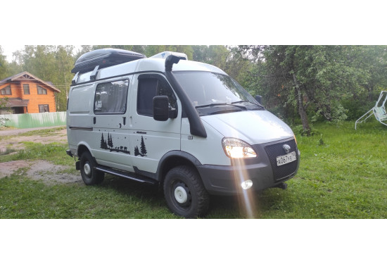 Силовые пороги АМЗ для ГАЗель Соболь 4х4 1998+ (подходят для увеличенных, пластиковых баков)