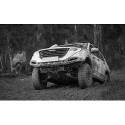 Мини-силовик АМЗ для Haval H9 с площадкой для лебедки