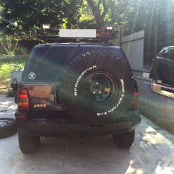 Бампер силовой задний АМЗ для Jeep Grand Cherokee ZJ 1991-1996