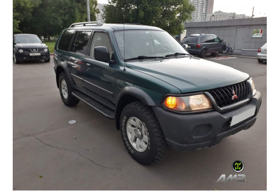 Силовые пороги АМЗ для Mitsubishi Montero Sport/Pajero Sport 1996-2009