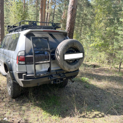 Бампер силовой задний АМЗ для Mitsubishi Montero Sport/Pajero Sport 1996-2009