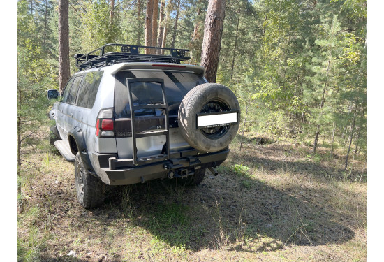 Бампер силовой задний АМЗ для Mitsubishi Montero Sport/Pajero Sport 1996-2009