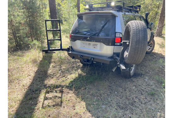 Бампер силовой задний АМЗ для Mitsubishi Montero Sport/Pajero Sport 1996-2009