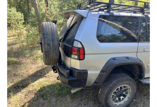 Бампер силовой задний АМЗ для Mitsubishi Montero Sport/Pajero Sport 1996-2009