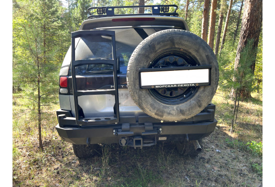 Бампер силовой задний АМЗ для Mitsubishi Montero Sport/Pajero Sport 1996-2009