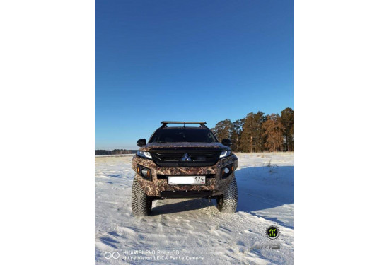 Бампер силовой передний АМЗ для Mitsubishi L200 V 2019+