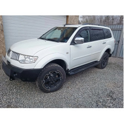 Силовые пороги АМЗ для Mitsubishi Pajero Sport 2008-2017