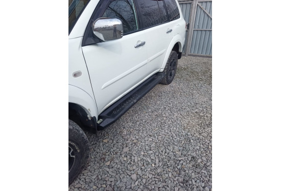 Силовые пороги АМЗ для Mitsubishi Pajero Sport 2008-2017