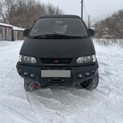 Бампер силовой передний АМЗ для Mitsubishi Delica 1994-2007