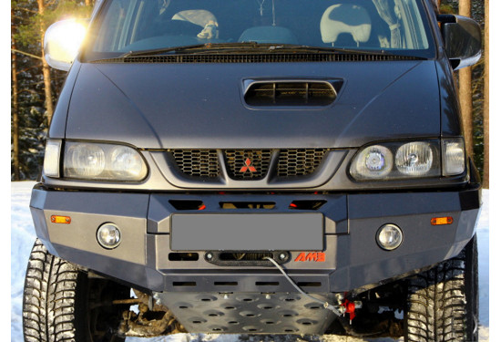 Бампер силовой передний АМЗ для Mitsubishi Delica 1994-2007