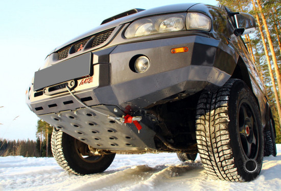 Бампер силовой передний АМЗ для Mitsubishi Delica 1994-2007