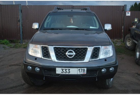 Бампер силовой передний АМЗ для Nissan Pathfinder R51/Navara D40 2004-2014