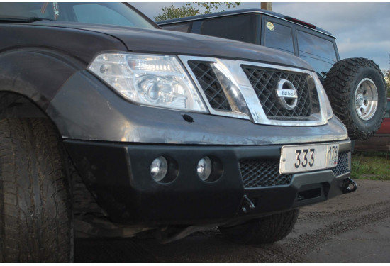 Бампер силовой передний АМЗ для Nissan Pathfinder R51/Navara D40 2004-2014