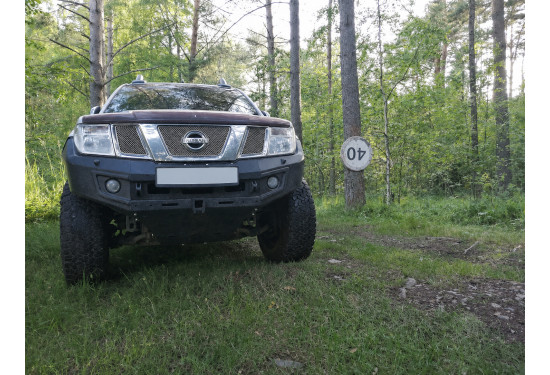 Бампер силовой передний АМЗ для Nissan Pathfinder R51/Navara D40 2004-2009