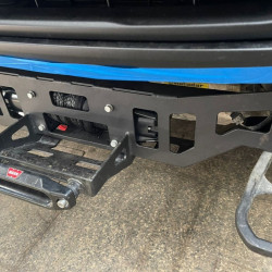 Площадка под лебедку в штатный бампер Dodge Ram 1500 Crew Cab 2018-2024 (5 поколение)