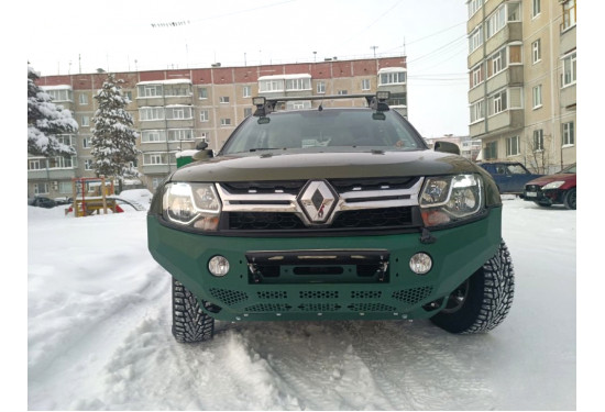 Бампер силовой передний АМЗ для Renault Duster