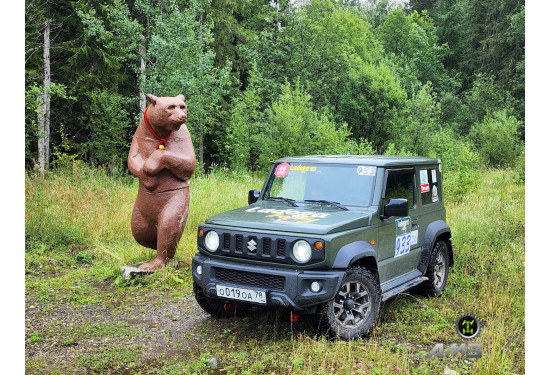 Силовые пороги листовые цельногнутые АМЗ для Suzuki Jimny 2018+