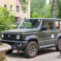 Силовая защита порогов АМЗ для Suzuki Jimny 2018+