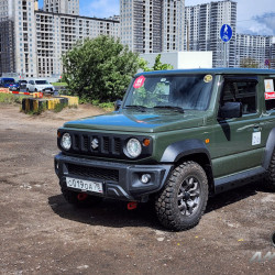 Силовая защита порогов АМЗ для Suzuki Jimny 2018+