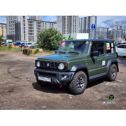 Силовая защита порогов АМЗ для Suzuki Jimny 2018+