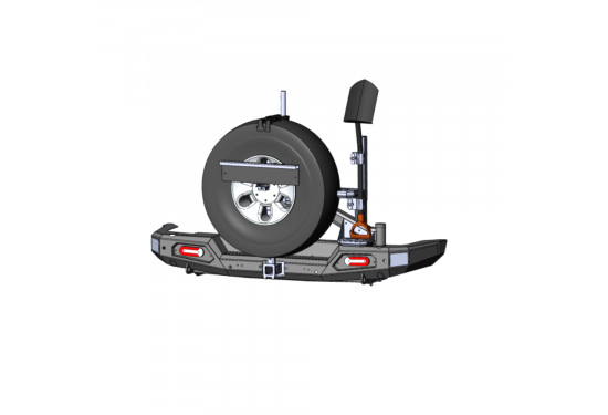 Бампер силовой задний АМЗ для TANK 300