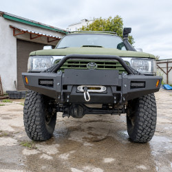 Бампер силовой передний АМЗ для Toyota Hilux 1988-1997 (передняя рессорная подвеска)