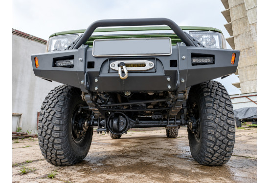 Бампер силовой передний АМЗ для Toyota Hilux 1988-1997 (передняя рессорная подвеска)