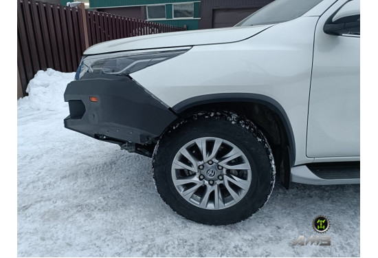 Бампер силовой передний АМЗ для Toyota Fortuner 2020-2024