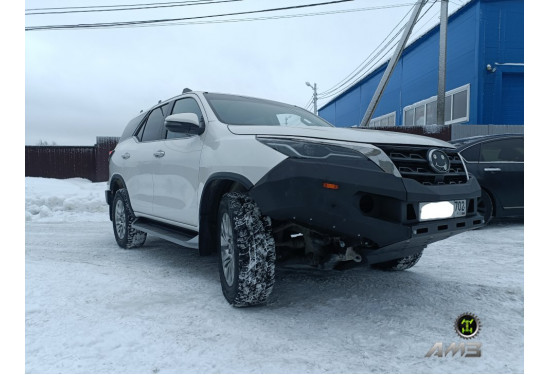 Бампер силовой передний АМЗ для Toyota Fortuner 2020-2024