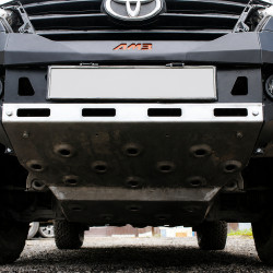Бампер силовой передний АМЗ для Toyota Fortuner 2015-2020 с листом защиты радиатора