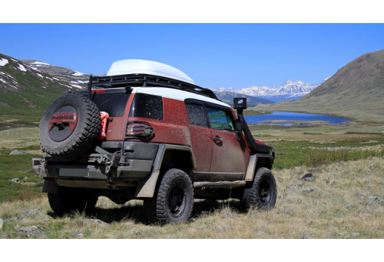 Бампер силовой задний АМЗ для Toyota FJ Cruiser