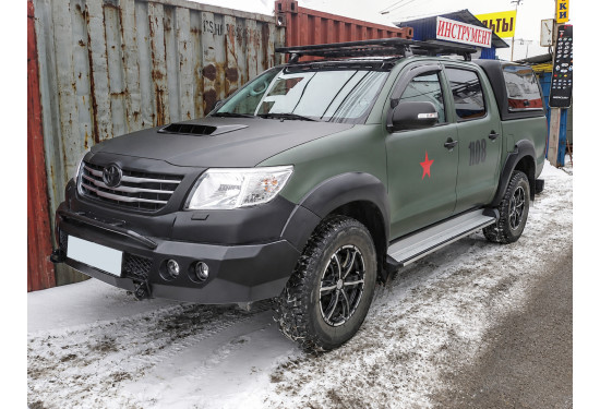 Бампер силовой передний АМЗ для Toyota Hilux 2005-2015