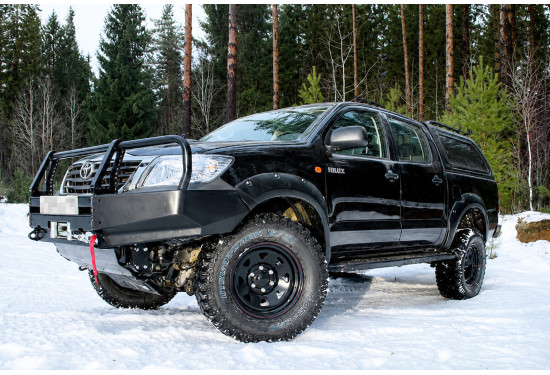 Бампер силовой передний АМЗ для Toyota Hilux 2005-2015 с листом защиты радиатора