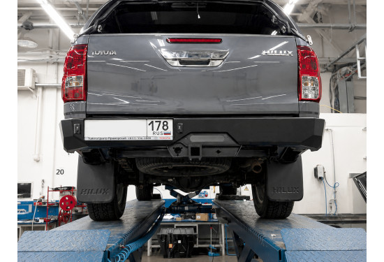 Бампер силовой задний АМЗ для Toyota Hilux 2015-2020