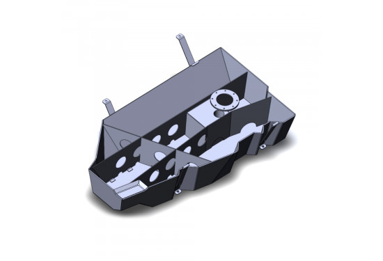 Основной алюминиевый топливный бак 145 л для Toyota Land Cruiser 100 / 105 и Lexus LX470