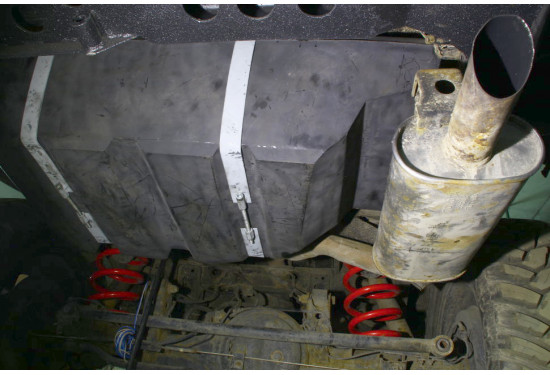 Дополнительный полиэтиленовый топливный бак 100 л для Toyota Land Cruiser 80